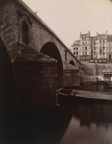 Pont Marie by Eugène Atget, photograph, 1912