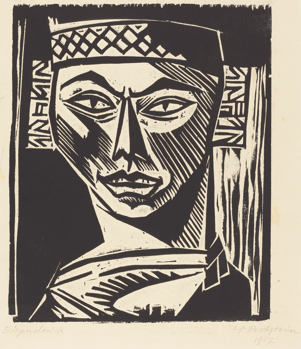 Heischer by Max Pechstein, print, 1881-1955