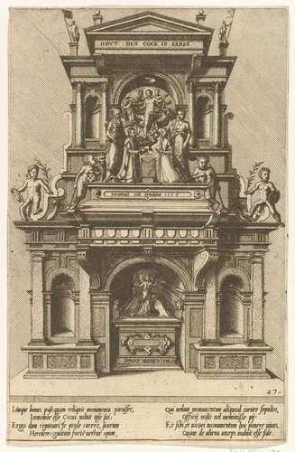 Cœnotaphiorum (27) by Hans Vredeman de Vries, print, 1563