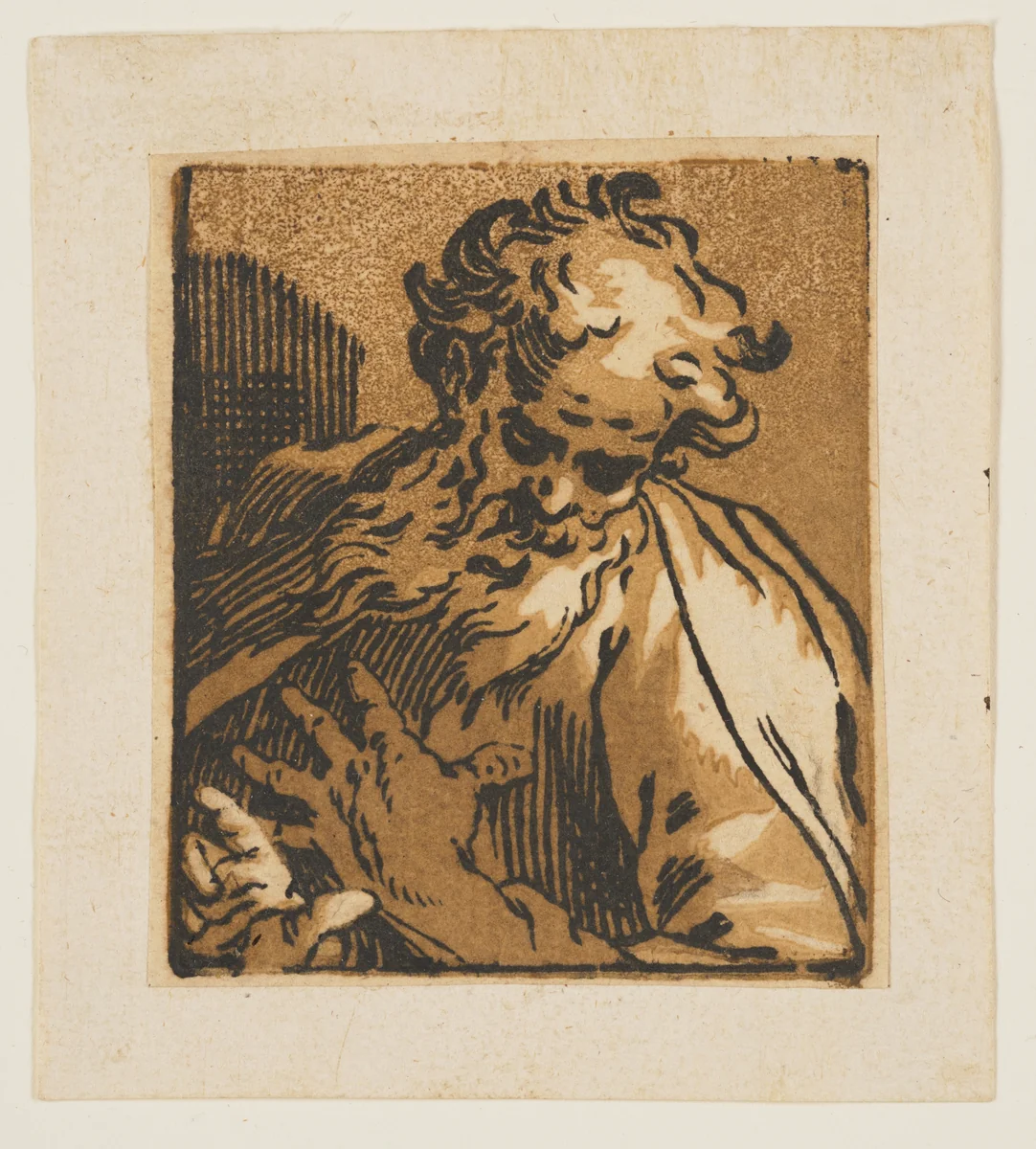 St Jerome by Ludolph Büsinck, print, 1620-1623