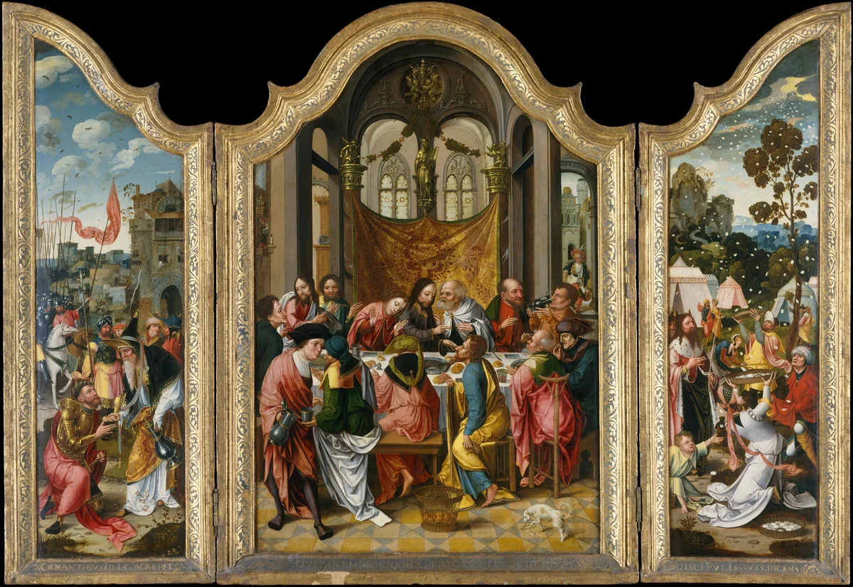 The Last Supper by Netherlandish Painters, painting, 1515-1520