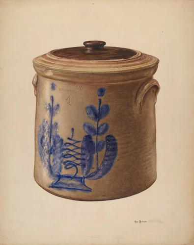 Crock by Paul Ward, index of american design, 1938