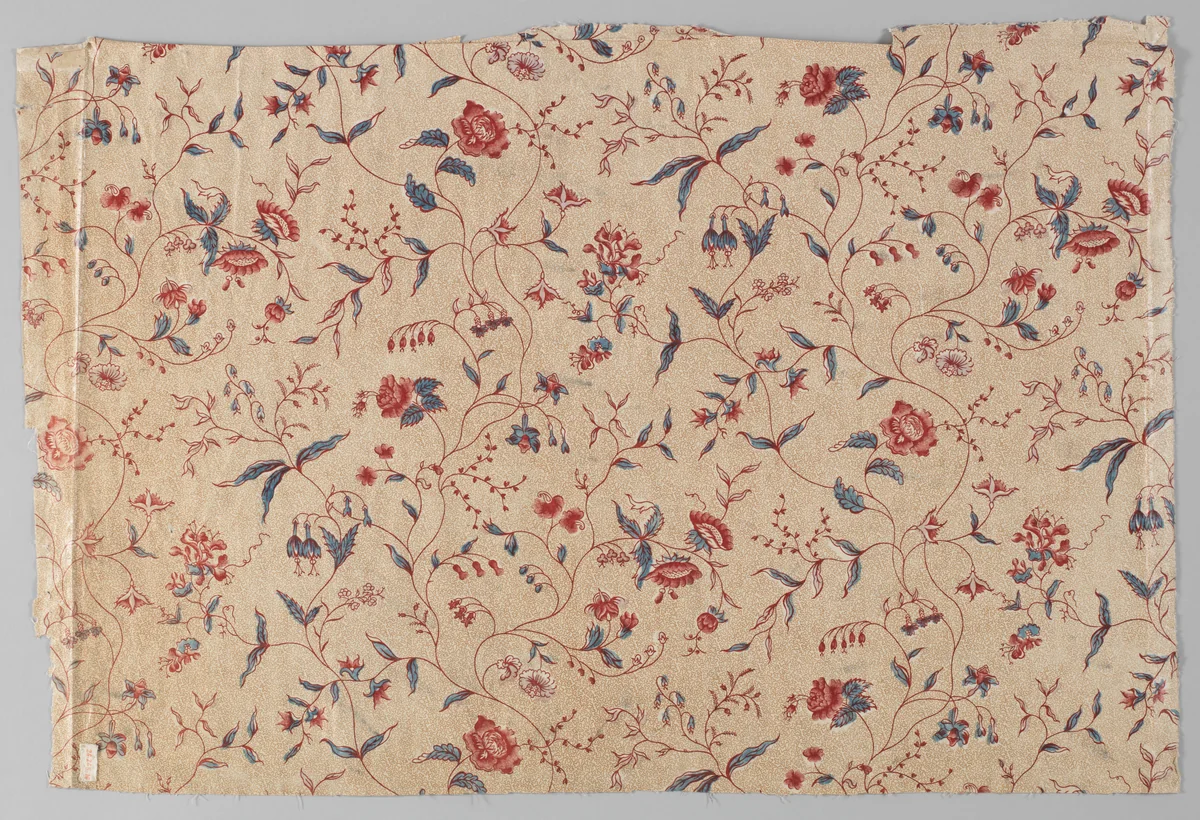 Piece by Bannister Hall, textile, 1825-1835