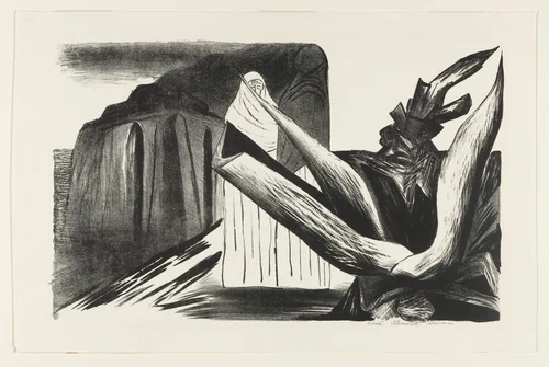 The Maguey by José Clemente Orozco, print, 1929