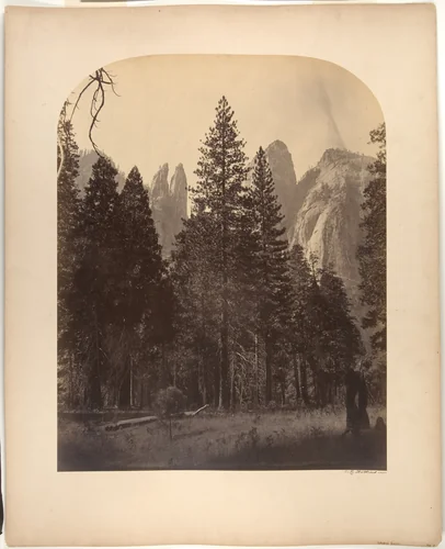 Cathedral Towers by Carleton E. Watkins, photograph, 1861