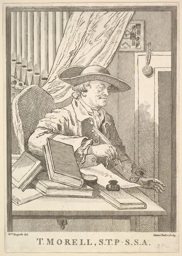 Thomas Morell, S.T.P.- S.S.A. by James Basire, print, 1762