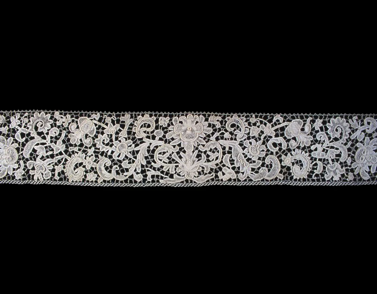 Border (From a Cover) by England, textile, 1601-1700