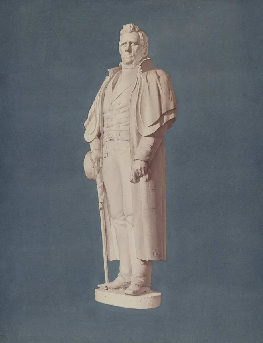 Figurehead of Andrew Jackson by Joseph Goldberg, index of american design, 1938