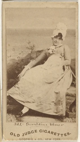 Geraldine Ulmer, from the Actors and Actresses series (N171) for Old Judge Cigarettes by Goodwin & Company, photograph, 1886-1890