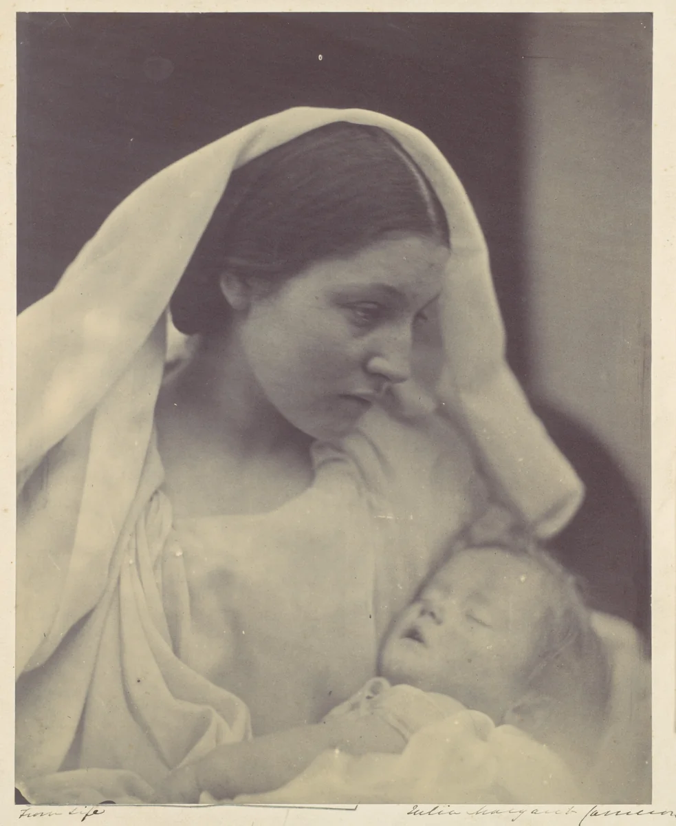 La Madonna Riposata by Julia Margaret Cameron, photograph, 1864