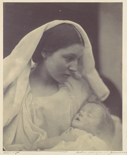 La Madonna Riposata by Julia Margaret Cameron, photograph, 1864