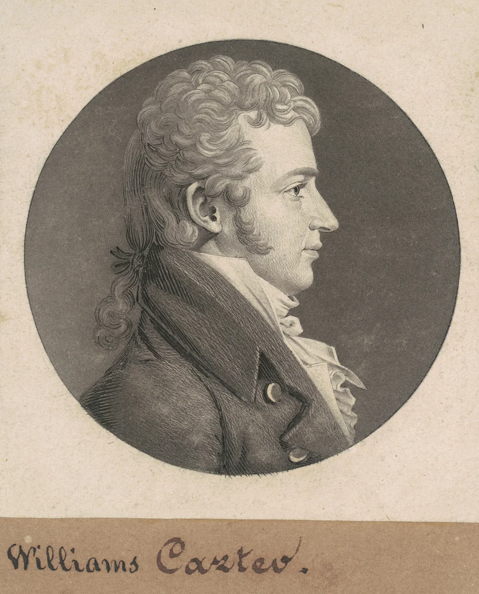 Bernard Moore Carter by Charles B. J. Févret de Saint-Mémin, print, 1808