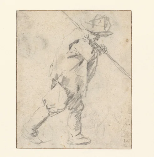 Schoorsteenveger by David Teniers, drawing, 1620-1690