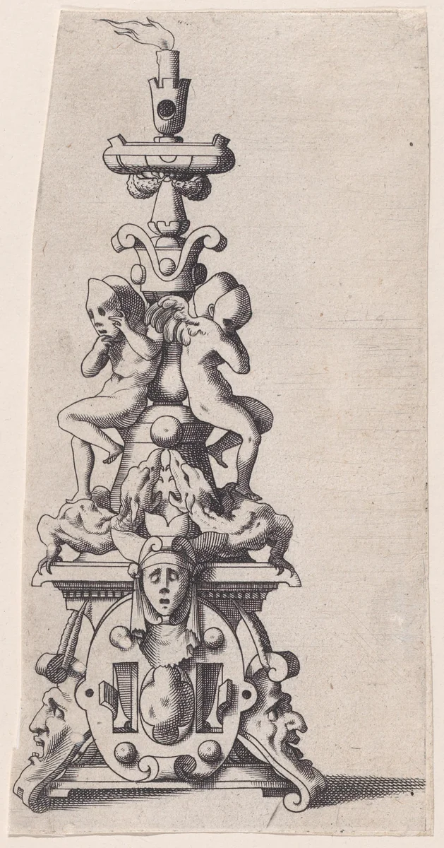 Candlestick by René Boyvin, print, 1525-1600