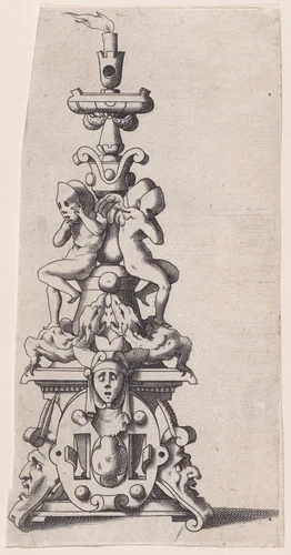 Candlestick by René Boyvin, print, 1525-1600