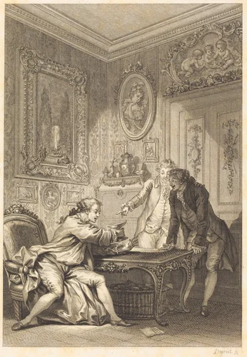 La coupe enchantee by Jean Honoré Fragonard, print, 1767-1847