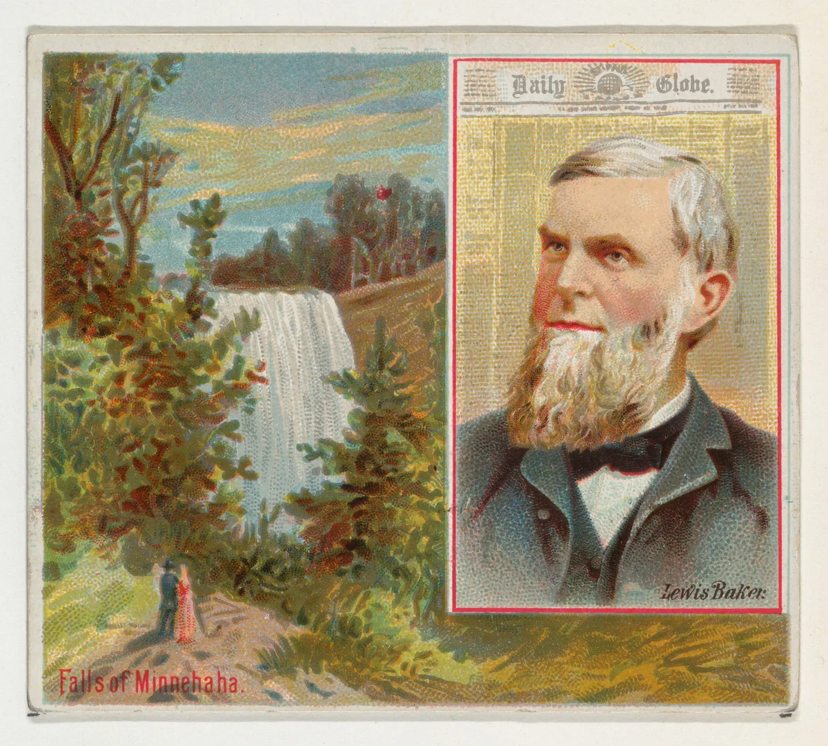 Lewis Baker, St. Paul Daily Globe, from the American Editors series (N35) for Allen & Ginter Cigarettes by Allen & Ginter, print, 1887