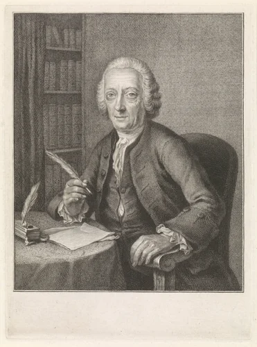 Portret van Lucas Pater by Jacob Houbraken, print, 1774