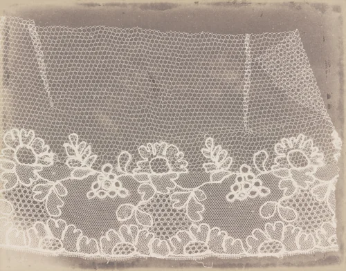 Lace by William Henry Fox Talbot, photograph, 1839-1844
