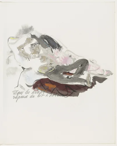 Plate (page 213) from Mille Regrets (A Thousand Regrets) by Christian Bérard, illustrated book, 1947