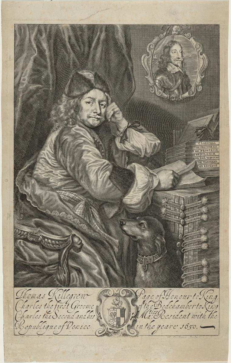 Thomas Killigrew by William Faithorne
William Sheppard, print, 1664
