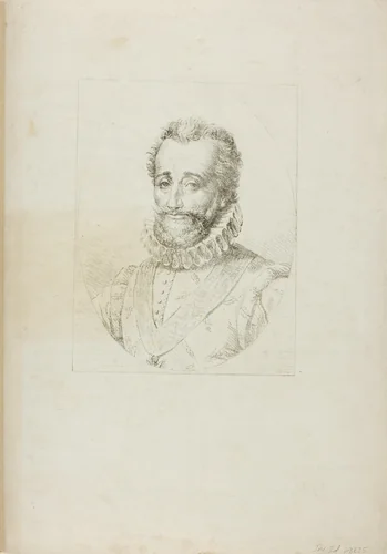 Portrait of Henry IV by François Pascal Simon Gérard, print, 1817