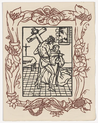 Plate (page 273) from Les Petites Fleurs de St. François (The Little Flowers of St. Francis) by Émile Bernard, illustrated book, 1928