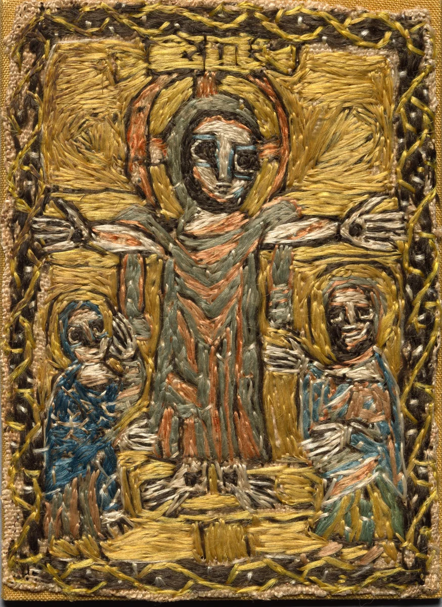 Fragment of a Clavus by Unknown, textile, 775-825