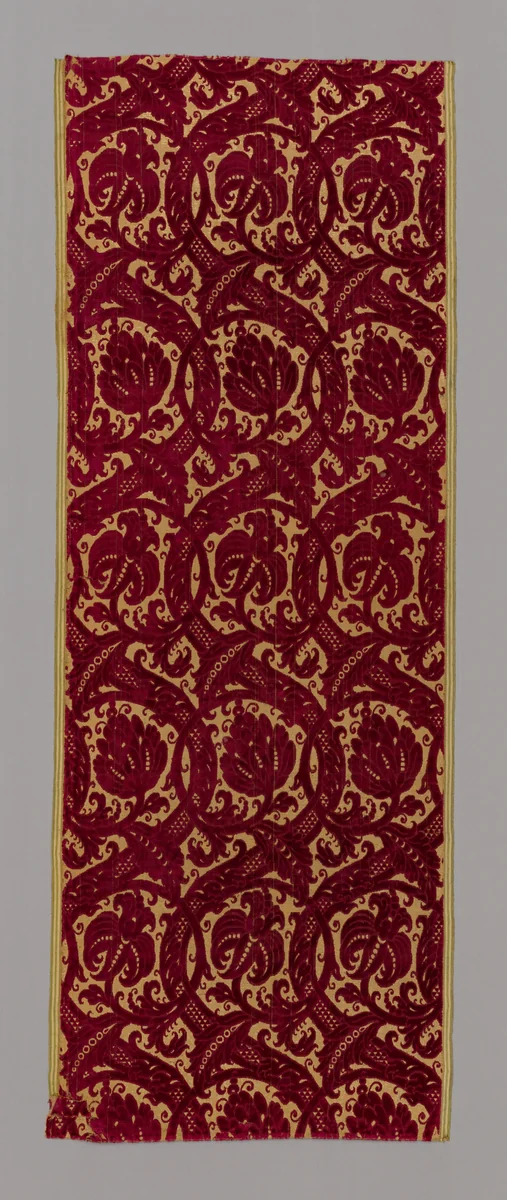 Panel by Italy, textile, 1675-1700