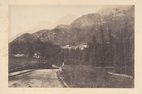 Vue des Eaux de Saint-Sauveur by Joseph Vigier, photograph, 1853