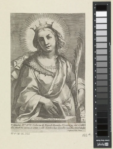 Catharina van Alexandrië by anonymous, print, 1585-1631