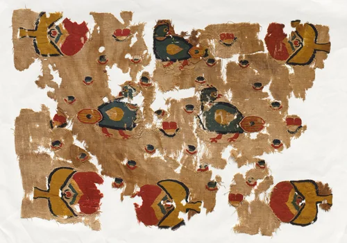 Fragment of a Curtain by Unknown, textile, 500-599