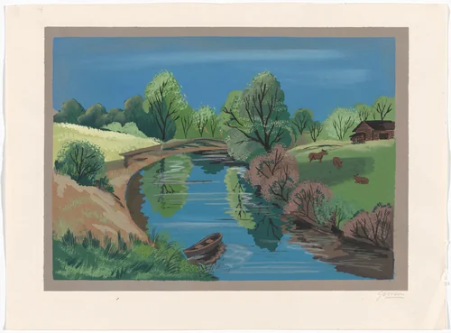 Summer by Emil Ganso, print, 1933