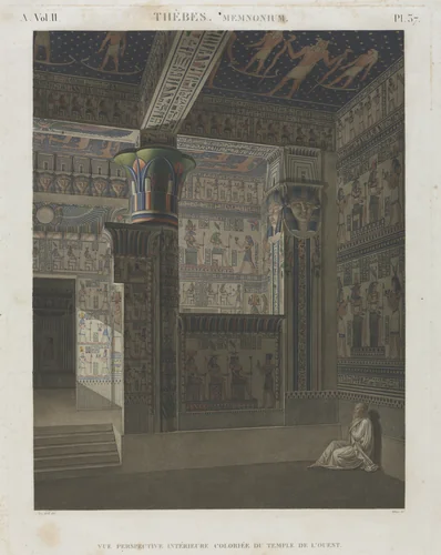 Description of Egypt: Thebes. Memnonium, Vol. II, Pl. 37 by Louis-Jean Allais, print, 1821
