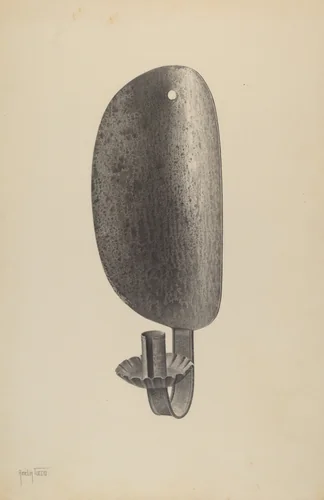 Candle Sconce by Amelia Tuccio, index of american design, 1940