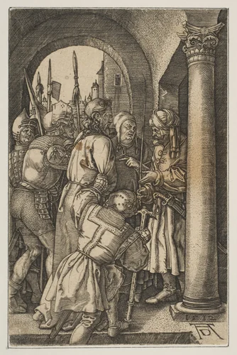 Christ before Pilate, from the Passion (copy) by Albrecht Dürer, print, 1485-1528
