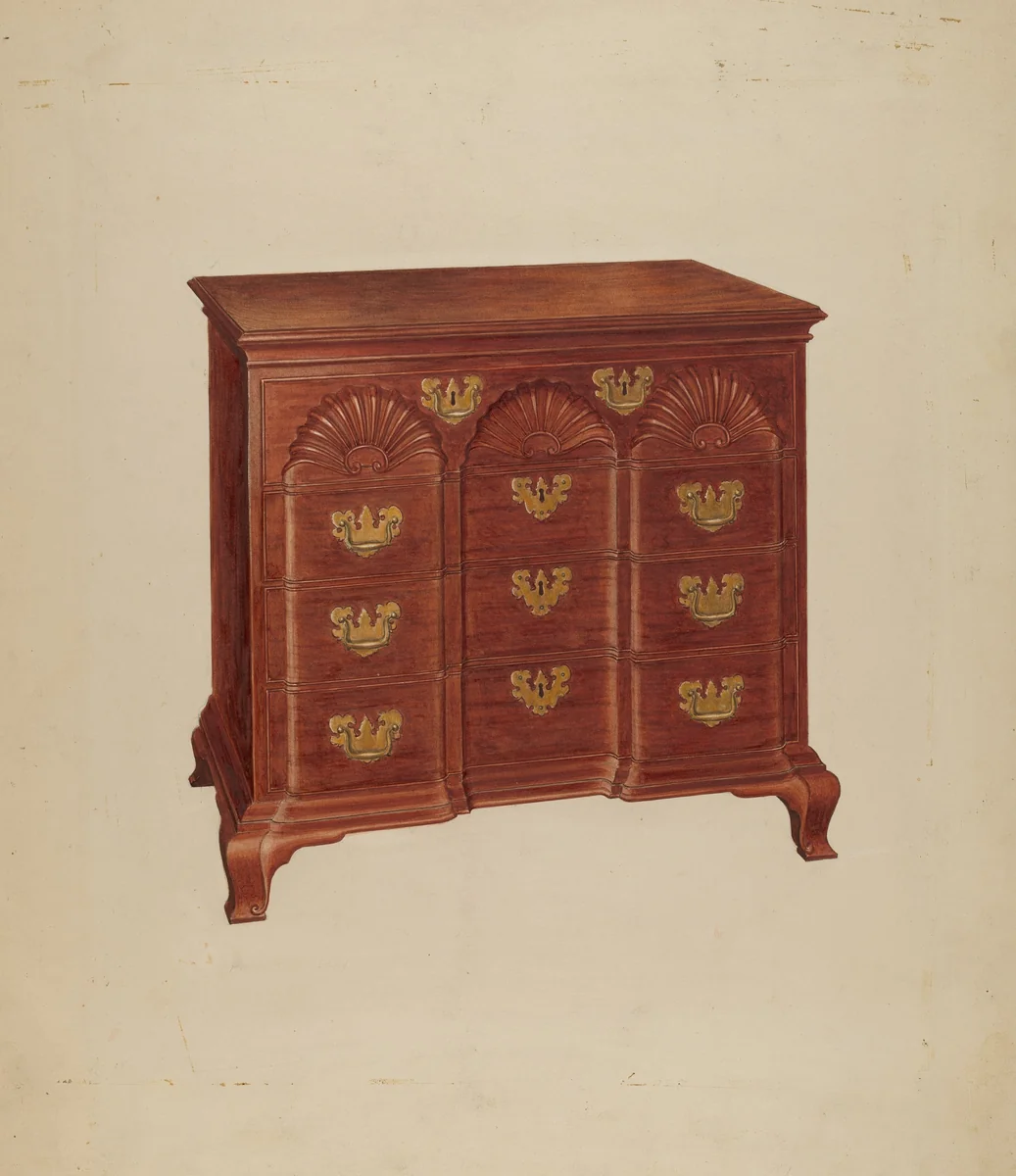 Chest of Drawers by Francis Borelli, index of american design, 1938