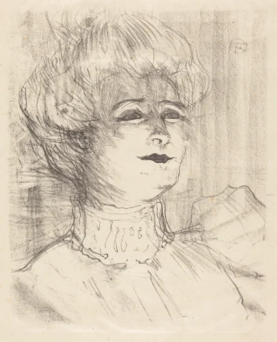 Jeanne Hading by Henri de Toulouse-Lautrec, print, 1896