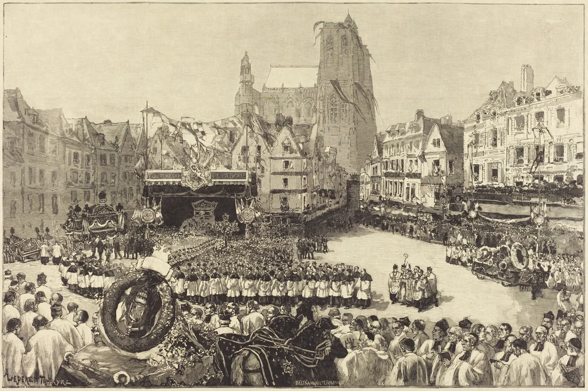 Les Funérailles de L'Amiral Courbet by Auguste Lepère; Louis Tinayre, portfolio, 1885