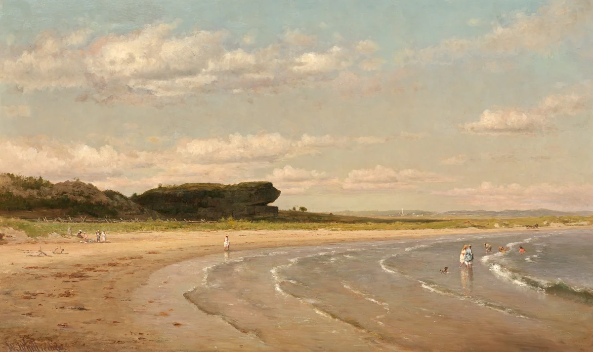 Second Beach, Newport by Worthington Whittredge, painting, 1878-1880