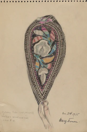 Cap by Mary Berner, index of american design, 1935