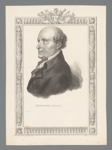 Portret van Paul Antoine Dubois by anonymous, print, 1826-1829