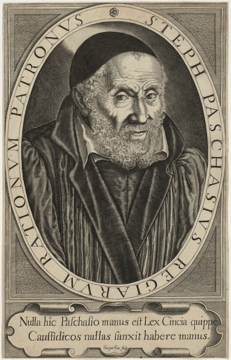 Stephen Paschasius by Jaspar Isacsz, print, 1574-1654