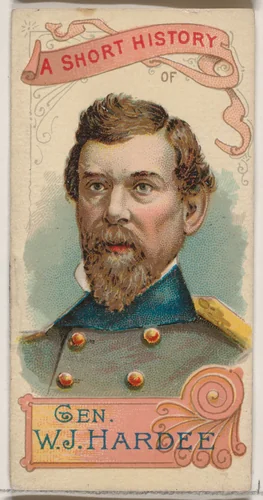A Short History of General William J. Hardee, from the Histories of Generals series of booklets (N78) for Duke brand cigarettes by W. Duke, Sons & Co., print, 1888