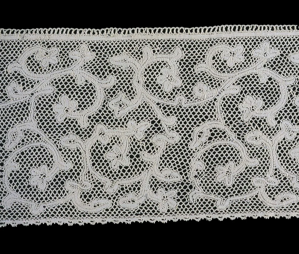 Border (From a Cover) by Northern Italy, textile, 1701-1750