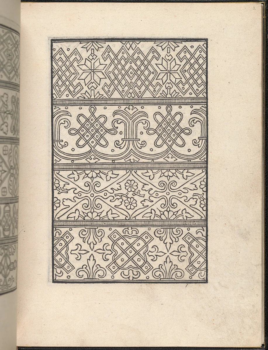 Page from Ein new kunstlich Modelbuch...(Page 3r) by Peter Quentel, book, 1544
