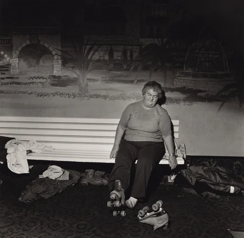 Skating Rink, Martins Creek, Pennsylvania by Larry Fink, photograph, 1980