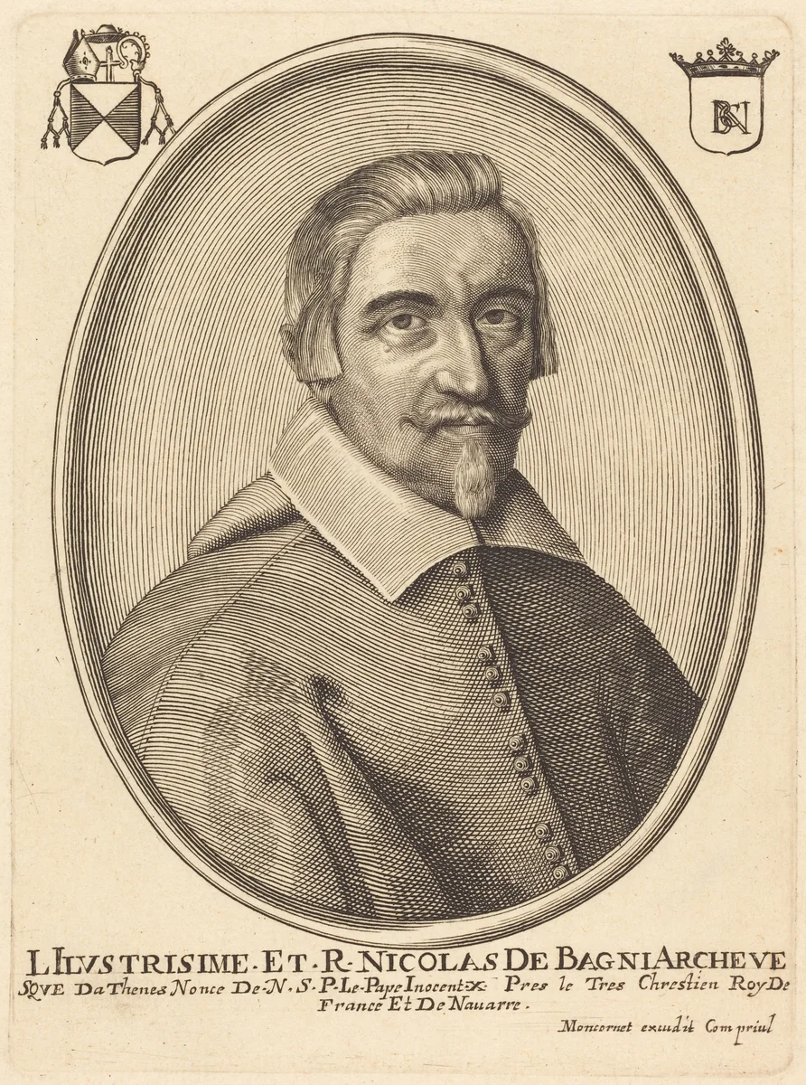 Jean-François Bagni by Balthasar Moncornet, print, 1600-1668