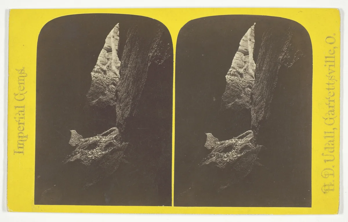 Window of Pluto's Cave, No. 30 from the series "Imperial Gems" by H. D. Udall, photograph, 1875-1899