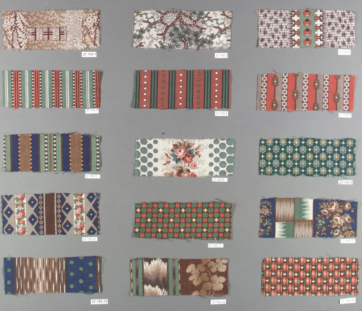 Samples by Pacific Mills, artwork, 1856